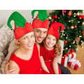 Miniatyrbild 5 av 5: Juldekoration för månbåt 3-pack tomteluva i filt - Klocka Julhelg Festkläder favoritgåva Tillbehör