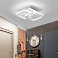 Miniatyrbilde 5 av 6: Taklamper LED taklampe, akryl, firkantet, 22W, 2300 lm, 6000K, kald hvit