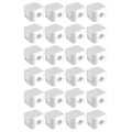 Miniatyrbillede 1 af 5: 24 stk. magnetiske kabelarrangørklemmer Kabelstyring Ledningsarrangør Ledningsholder Opladningskabel Winde