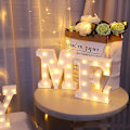 Miniatyrbillede 3 af 5: Led-lysnummerbogstavskilt til nattelys Wedd