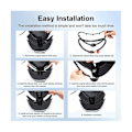 Miniatyrbild 4 av 5: VR-ansiktsmaskersättning Ansiktsplatta för PSVR2-headset Magnetiskt ansiktsgränssnittsfäste för PS VR2 VR-tillbehör（Svart）
