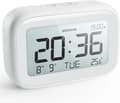 Digital väckarklocka för sovrum, resor, kontor - Modern minimalistisk stil med LCD-skärm