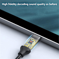 Pikkukuva 3 / 5: 60W nopea lataus Type-C -jakaja kuulokeadapteri ja kaksois USB-C -äänenlatauslaite käännettävälle Type-C -liitännälle
