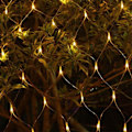 Pikkukuva 4 / 5: 1,5 m * 1,5 m LED-valoverkko koristevaloihin häihin ja puutarhan koristeluun (keltainen)