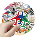 Miniatyrbilde 3 av 3: Dww-50 flystickers, bærbare klistremerker, vinylklistremerker, bilklistremerker, bagasje, skateboardklistremerker