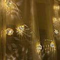 Miniatyrbilde 2 av 5: 40 LED-gardinlys, julelys, julegardinlys, jule-LED-lyssnor (B)