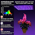 Miniatyrbild 6 av 7: Växtlampa 256 LED, Full Spectrum Växtljus för Inomhusväxter, Fröodling