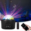 Led-stjärnprojektor, galaxstjärnprojektor nattljusprojektor med Bluetooth