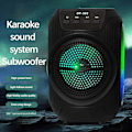 Miniatyrbild 5 av 5: Trådlös Bluetooth-högtalare utomhus hem bärbar liten ljud subwoofer rensning