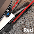 Miniatyrbillede 1 af 4: 90 graders hurtigopladning USB-opladerkabel opladerkabel opladningskabel til iPhone datakabel type C-kabel mikro kabel lynkabel A