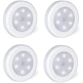 Pikkukuva 1 / 5: Led-yövalo, liiketunnistin. Led-paristokäyttöinen 3m-liimaa käytetään