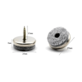 Miniatyrbilde 2 av 3: 32 stk stolglidere, 28 mm diameter stolglidere. Møbelglidere med 5 mm tykke filtputer er en ideell stolbenbeskyttelse, med enkel installasjon av