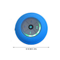 Miniatyrbilde 3 av 5: Bærbar Bluetooth-høyttaler for dusj (blå)