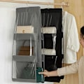 Miniatyrbilde 4 av 5: Fleece-vesker | Sett med 2 ikke-vevde vesker G3128A - Grå