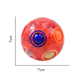 Miniatyrbillede 5 af 5: Magisk regnbuekugle Fidget-bold, puslespilbold Speed Cube pædagogisk 3d puslespil Fidget-legetøjorange（Orange）