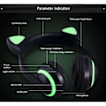 Pikkukuva 2 / 5: Bluetooth-stereokissan korvat vilkkuva valo hehkuva kissan korva nappikuulokkeet nappikuulokkeet Led-valo