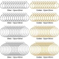 Miniatyrbild 4 av 4: 96 st hoops örhängen fynd legering runda örhängen hoops för smyckestillverkning (2x2cm, blandade färger)