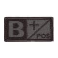Dww-2pcs-B- Blodtyp Morale Armé Taktisk Broderi Fäste Patch