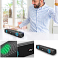 Pikkukuva 1 / 5: Langaton kaiutin Soundbar Sound Bar Tv-kaiuttimet: Ympäröivä äänijärjestelmä kotiin sisäänrakennetulla subwooferilla Langaton langallinen Bluetooth 5.0