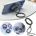 Miniatyrbillede 3 af 5: Kickstand Telefonholder Stativ Magnetisk Telefonholder Finger Ring Grip（Som vist）