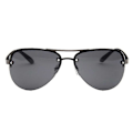 Pikkukuva 2 / 3: Pyöreät mustat aurinkolasit Retro Cateye Black