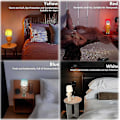 Miniatyrbilde 3 av 6: Kreativ lampe slem gutt sjenert mann liten nattlampe hjemmedekorasjon Eu-plugg (blå)