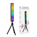Ambient belysning, Gaming Lights Rgb lysbjælke, Genopladelig Smart Light（3D sort）