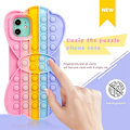 Miniatyrbild 3 av 5: iPhone 11 Skal Cartoon Rolig Söt Kul Silikon Design Cover för Flickor Barn Pojkar Tonåringar, Mode Cool Unik Fidget Skyddande Estetisk Båge B