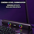 Miniatyrbild 1 av 5: Bärbar högtalare trådlös intelligent Bluetooth-högtalare, subwoofer med hög volym, bärbar hemma- och utomhus högpresterande bländande Bluetooth-ljudsystem