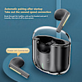 Miniatyrbilde 5 av 5: Transparent Bluetooth-headset Mini True Wireless Competition 5.2 Støyreduksjon Space Capsule Cool Game Headset Svart