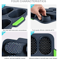 Miniatyrbillede 3 af 5: Mini Baguette Bageplade, Brødknusende Bakke, Non-Stick Perforeret Pande, Til Brødknusende Bakke, Brød Bagepande