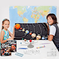 Miniatyrbild 2 av 5: Solsystem för barn, astronomi solsystem modell kit, planetarium projektor STEM leksaker med 8 planeter rymdleksaker