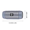Miniatyrbild 3 av 3: Trådlös handhållen Bluetooth-högtalare, bärbar utomhushögtalare, miniljudsystemhögtalare (silver)