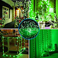 Miniatyrbild 2 av 5: St. Patrick's Day Solar String Lights, Mini 100 LED Koppartrådslampor, Fe-lampor, Vattentäta solcellsdekorationer för inomhus- och utomhusbruk, trädgårdar, H