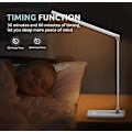 Pikkukuva 4 / 5: Himmennettävä LED-pöytävalaisin, jossa 3 kirkkaustasoa ja 5 väritilaa, 2500 mAh:n ladattava pöytävalaisin USB-latausportilla toimistoon, lukemiseen ja opiskeluun
