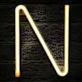 Miniatyrbillede 1 af 4: Led Neon Loftslampe Alfanumerisk Symbol Neon Lys Med Trådløs Fjernbetjening