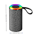 Miniatyrbild 3 av 5: Rea Bluetooth-högtalare, dubbla högtalare, subwoofer, elektronisk väckarklocka, minianläggning, lämplig som present till studenter