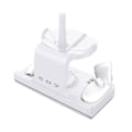 Miniatyrbillede 1 af 5: For Quest3 VR Grip Charging Base 3 Headset Dazzle Color Charging Cradle Charger, Hvid（Hvid）