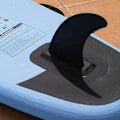 Miniatyrbillede 4 af 4: Surfboard Sup Fin, Aftagelig Center Fin Stand Up Paddle Board Udskiftningsfinne Til Langt Bræt Surfbo