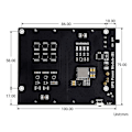 Miniatyrbillede 4 af 5: Til Nano B01 / 2GB UPS Power Module, Uafbrudt 5V Strømforsyning, 5A Høj Strøm - EU Stik（Sort）