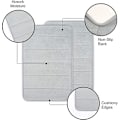 Miniatyrbilde 3 av 5: Minneskum Badmatte, (2-pak Heilwiy-gave) Sklisikker bakside, 40x60 cm fleece