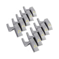 Miniatyrbilde 1 av 7: 10-pakks Universal Skap-LED, hengsel-sensorlys for skap, garderobe, kjøkken nattlys T