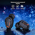 Miniatyrbilde 2 av 5: Binaural trådløse Bluetooth-hodetelefoner Tws støyreduksjon 5.0 roterende headset