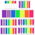 940 stk. Sticky Notes Flags Index Tabs 7 Style Farvede Sidemarkører