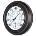 8 Dekorative Indendørs/Udendørs Vægtermometer til Terrasse (bronze)