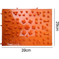 Miniatyrbild 2 av 5: Fotmassage Matta, Akupressurmatta, Fotreflexologi, Dörrmatta, Yogamatta, Halkfri Matta, Utomhusspel (Orange, Styrka)