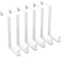 Over The Door Hooks 6 Pack. Z-formet dørkrog passer til døren 1 3/8 og 1 3/4