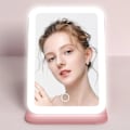 Miniatyrbillede 8 af 8: LED makeup spejl, spejl med høj opløsning, justerbar farvetemperatur, intelligent hukommelse, langtidsholdbart batteri