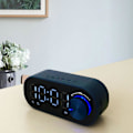 Miniatyrbild 3 av 4: Alarmklocka, Bluetooth-högtalare, bärbar vredknappskort, nattlampa, subwoofer, datorsystem (fri storlek, blå)