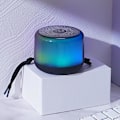 Pikkukuva 1 / 2: Langaton Bluetooth-kaiutin Tg363, työpöydän viileä kannettava kannettava minikokoinen subwoofer, pieni audiokaiutin (musta)